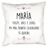 D&eacute;coration: Coussin romantique personnalis&eacute;