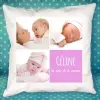 D&eacute;coration: Coussin personnalis&eacute; avec photos