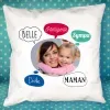 D&eacute;coration: Coussin personnalis&eacute; 'bulles' pour maman