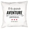 D&eacute;coration: Coussin personnalis&eacute; MARIAGE