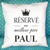 D&eacute;coration: Coussin personnalis&eacute; R&eacute;serv&eacute;
