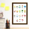 Tableau personnalis&eacute; avec dessins d'enfants: Tableau personnalis&eacute; avec dessins d'enfants