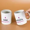 Cadeaux avec le nom: Pack de tasses Saint Valentin personnalis&eacute;es