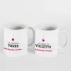 Cadeaux avec le nom: Pack de tasses Saint Valentin personnalis&eacute;es