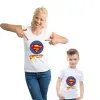 Cadeaux avec le nom: Pack personnalis&eacute; Super Maman et Super Fils/Fille
