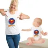 Cadeaux avec le nom: Pack personnalis&eacute; Super Maman et Super Fils/Fille
