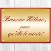 D&eacute;coration: Plaque comm&eacute;morative personnalis&eacute;e