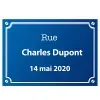 D&eacute;coration: Plaque de rue personnalis&eacute;e