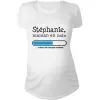 Cadeaux avec le nom: T-shirt maman personnalis&eacute; 'en chargement'