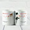 Mugs personnalis&eacute;s: Tasse: 'Oui je le veux!' personnalis&eacute;e