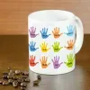 Mug personnalis&eacute; 'Empreintes de mains': Mug personnalis&eacute; 'Empreintes de mains'
