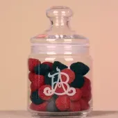Bonbonnière avec monogramme gravé