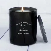 Bougie gravée 'La maison de...'