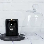 Bougie gravée pour maman