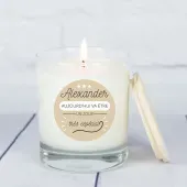 Bougie personnalisée 'Belle journée'
