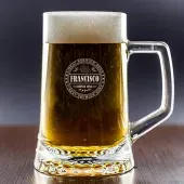 Chope de bière personnalisée