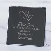 Miroir personnalisé gravé