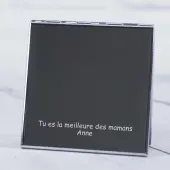 Miroir pour sac personnalisé avec gravure
