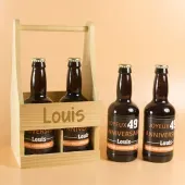 Pack de bières personnalisées 'Anniversaire'