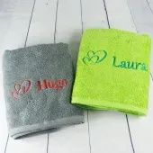 Pack de serviettes brodées