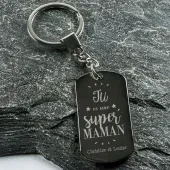 Porte clé personnalisé Tu es une maman géniale