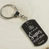 Porte-clés personnalisé 'Tu es une arrière grand-mère '