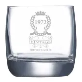 Verre à whisky gravé '50 ans' édition limitée