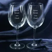 Verres à vin retraite