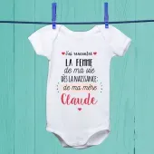 Body personnalisé pour bébé
