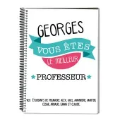 Cahier pour le meilleur professeur personnalisé