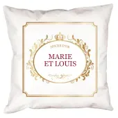 Coussin personnalisé pour les noces d'or