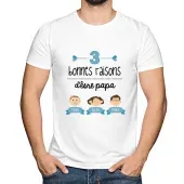 T-shirt Raisons d'être papa