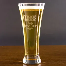 Verre à bière année de naissance