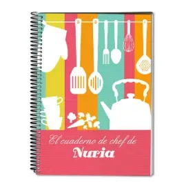 Carnet de chef personnalisé