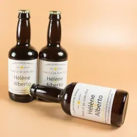 Bières personnalisées pour les couples