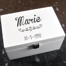 Boîte à bijoux personnalisée