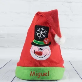 Bonnet de Noël brodé pour enfants