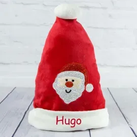 Bonnet de Père Noël brodé pour bébé