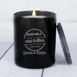 Bougie gravée 'Ensemble'