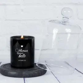 Bougie gravée pour maman