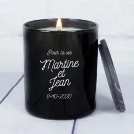 Bougie personnalisée pour couple