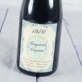 Bouteille de vin d'anniversaire Vintage