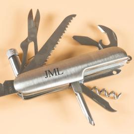 Couteau personnalisé avec initiales gravées