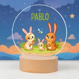 Lampe LED enfant personnalisée avec prénom