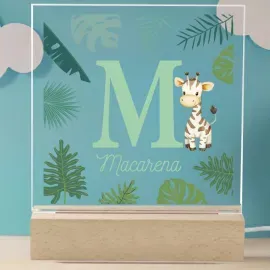 Lampe personnalisée pour enfant avec initiale et prénom