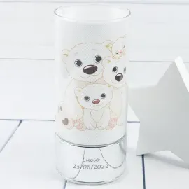 Lampe ourson pour enfant personnalisée