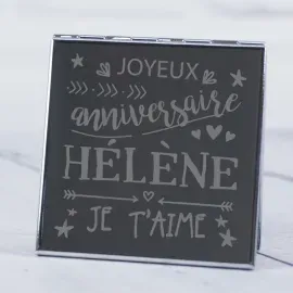 Miroir pour anniversaire personnalisé