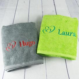 Pack de serviettes brodées