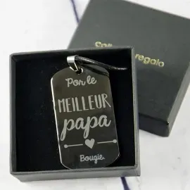 Pendentif personnalisé Le Meilleur Papa