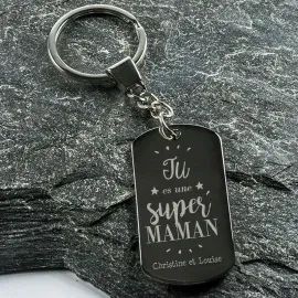 Porte clé personnalisé Tu es une maman géniale